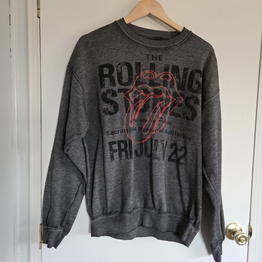 Rolling Stones Gray Sweatshirt M